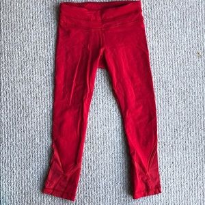Lululemon cropped running tights